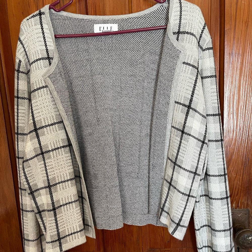 Elle Plaid Cardigan